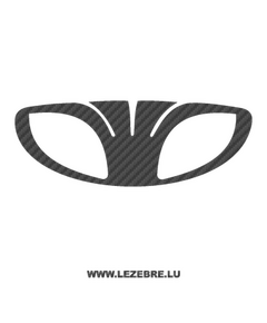 Daewoo Logo Carbon Decal 2