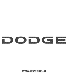 Dodge Carbon Decal