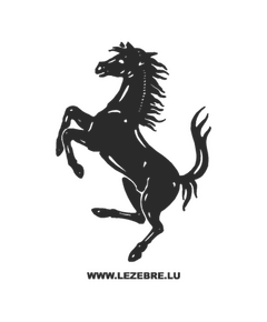 Ferrari Logo Horse Decal