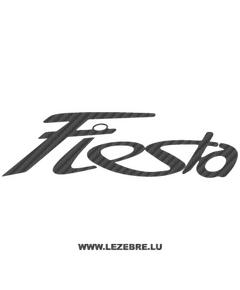 Ford Fiesta Carbon Decal