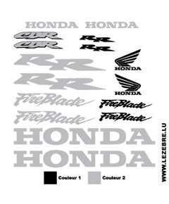 Honda CBR RR Fireblade Decals set