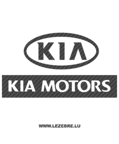 Kia Motors Carbon Decal 3