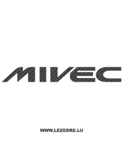 Sticker Karbon Mitsubishi Mivec