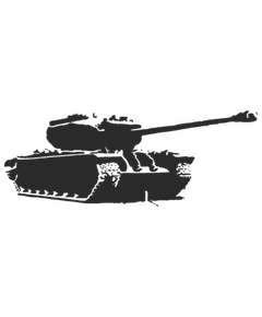 Sticker Tank WWII