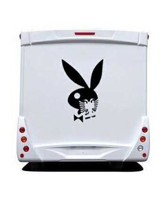 Sticker Camping Car Playboy Bunny Albanais