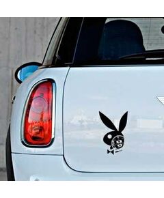 Portuguese Escudo Playboy Bunny Mini Decal