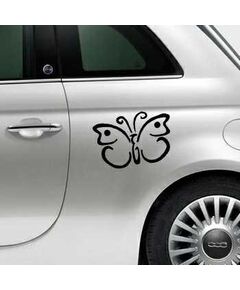 Butterfly Fiat 500 Decal 58