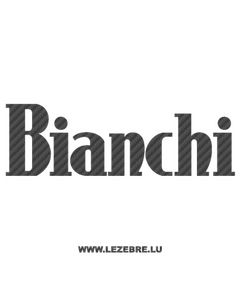 Sticker Karbon Bianchi Logo 2