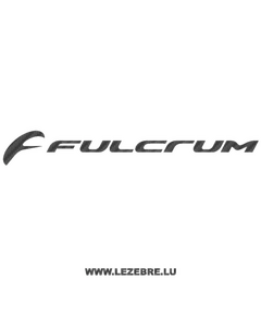 Fulcrum Logo Carbon Decal 2