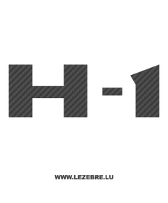 Hyundai H-1 Carbon Decal