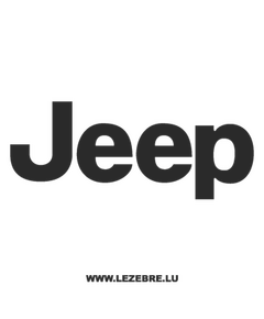 Sticker Jeep Logo