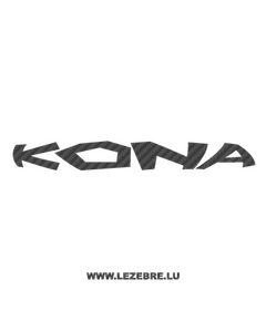 Sticker Carbone Kona Logo 3