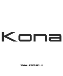 Sticker Kona Logo 6