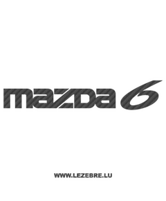 Mazda Carbon Decal 6