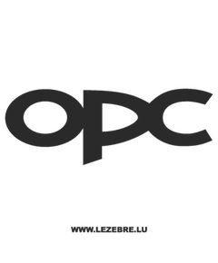 Sticker Opel OPC