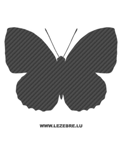 Butterfly Carbon Decal 25