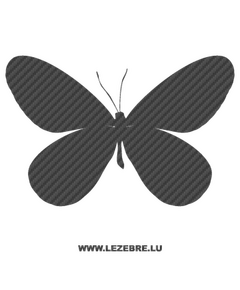 Butterfly Carbon Decal 09