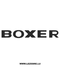 Sticker Peugeot Boxer