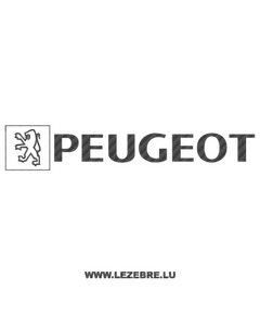 Sticker Karbon Peugeot Logo Ancien