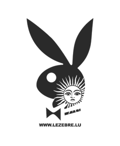 Argentine Playboy Bunny Decal