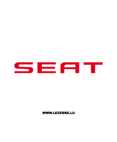 Seat Decal