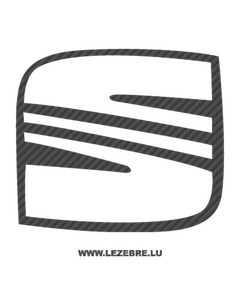 Sticker Karbon Seat Logo 4