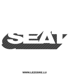 Seat Logo Carbon Decal 5