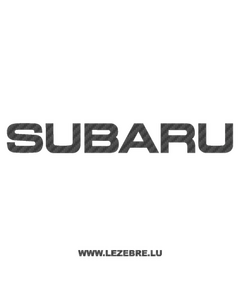 Sticker Karbon Subaru