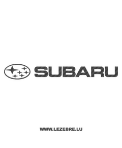 Subaru Logo Carbon Decal 3