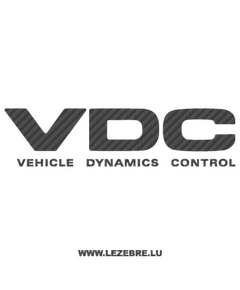 Subaru VDC - Vehicle Dynamics Control Carbon Decal