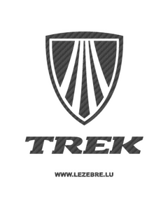 Sticker Carbone Trek Logo
