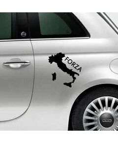 Sticker Fiat 500 Italia Forza
