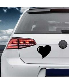 Heart Volkswagen MK Golf Decal 4