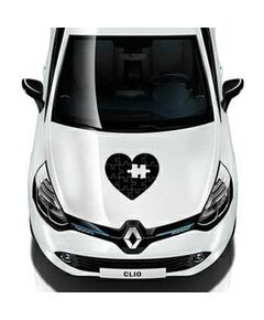 Puzzle Heart Renault Decal