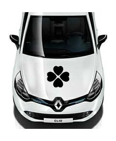 Heart Flowers Renault Decal