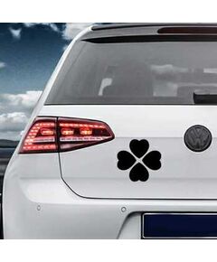 Sticker VW Golf Fleur Coeurs