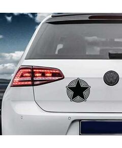 Sticker VW Golf Déco Étoile 9