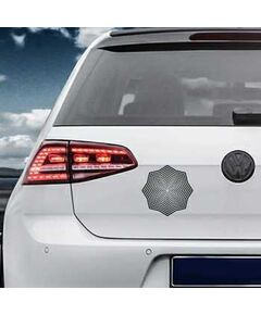 Sticker VW Golf Déco Étoiles 11