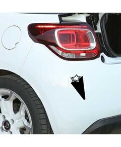 Sticker Décoration pour Citroën Déco Étoile Effet 3D