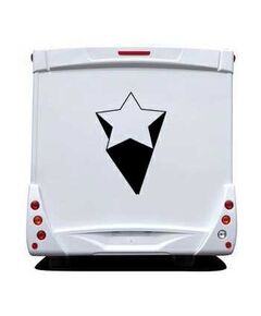Star 3D Effect Camping Car Decal 2