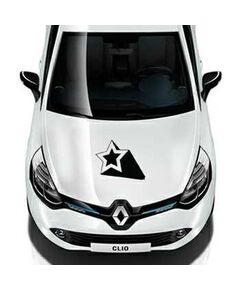 Star 3D Effect Renault Decal 3