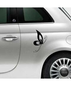 Butterfly Fiat 500 Decal 70