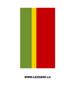 Portuguese flag motorcycle strip decal