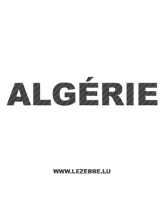 Sticker Karbon Algérie