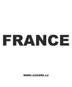 France Decal