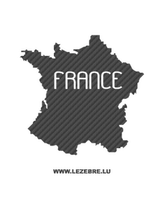 France Hexagone Carbon Decal