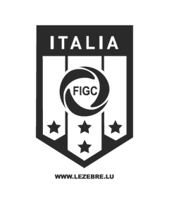 Sticker Italia FIGC