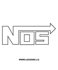 NOS Logo Decal 2