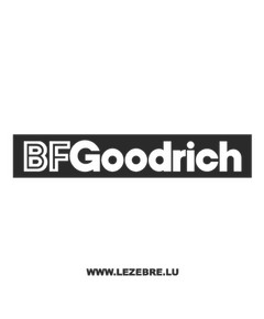 BFGoodrich Old Logo Decal