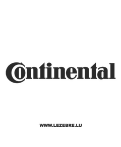 Continental Logo Decal